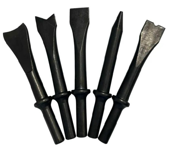 Набор насадок для пневмомолотка, 5 шт